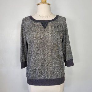 Miken Active Sweatshirt Elevated Sweatshirt with Back Lace Panel Size XL